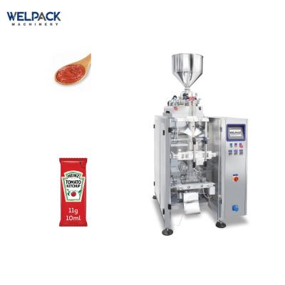 China Pizza Automatic Vertical High Speed ​​Dough Dough Food Ketchup Packaging Machine Pocket Liquid Packaging Machine For Mayonnaise for sale