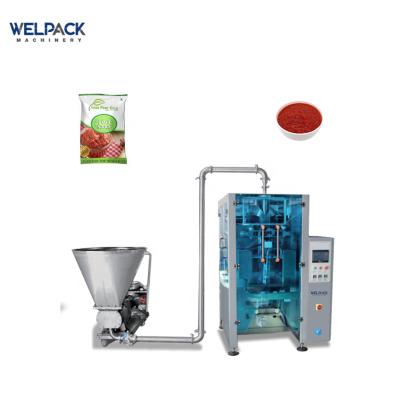 China Food pizza sauce pizza dough liquid packing machine automatic vertical high speed pouch packaging machine for ketchup/mayonnaise for sale