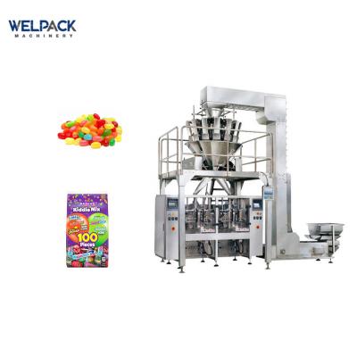 China Multihead Automatic Food Vertical Weighing Blueberry Cranberry Mango Cranberry Prep Fruit Candy Snack Dry Packing Machine for sale