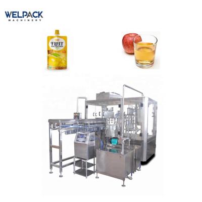 China Food Centrol Spout Corner Pouch Filling and Capping Machine/Rack Up Pouch Filling Machine/Pouch Stand-Up Filling Capping Machine for sale