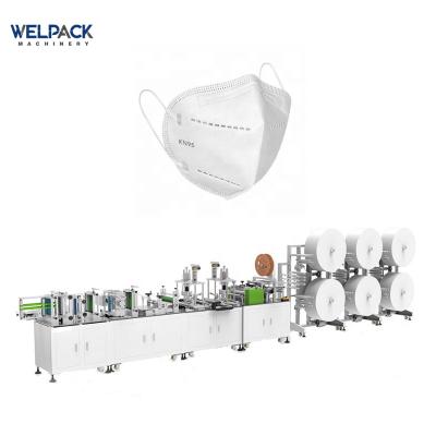 China High Production Efficiency KN95 Surgical Face Mask Making Machine for sale