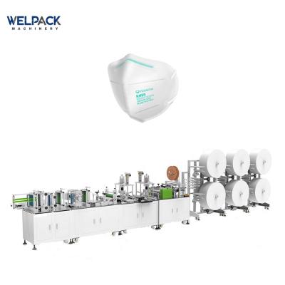 China High Production Efficiency Full Automatic Face Mask Machine Full Automatic Standard FFP2 Children The Face Mask Machine for sale