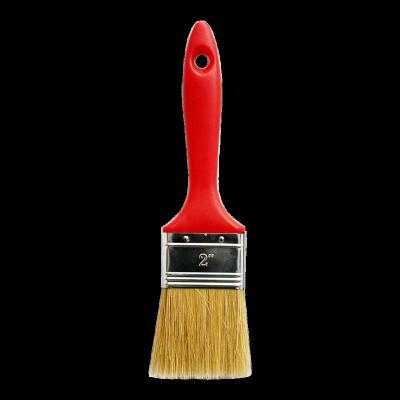 China Walls Furniture Paint Barriers PET Clean Bristle Paint Brushes Household Brush With Plastic Handles for sale