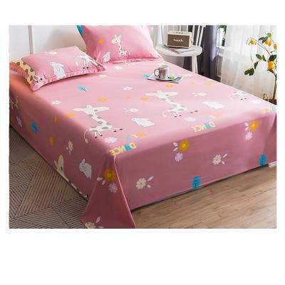 China Hot Selling Custom Twill Fashion Printed 100% Cotton Material Baby Bed Sheet for sale