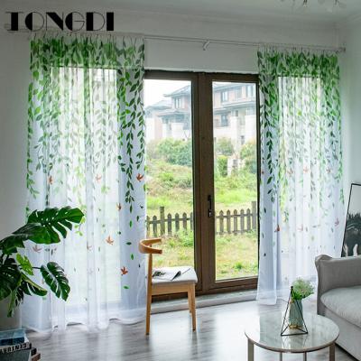 China European and American style wholesale fancy leaves pattern luxury hotel curtains for living room for sale