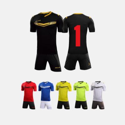 China Adult Mens Custom Soccer Jerseys Sets KELME Sets Custom Football Wear Uniform Training Customzied Soccer Teamwear Sets for sale