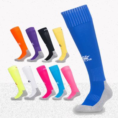 China KELME Custom Kids Soccer Socks Sports Soccer Training Competition Breathable Kids Over The Knee Sports Breathable Stockings for sale