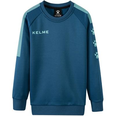 China Custom Anti-wrinkle KELME Children's Sweatshirt School Children Sports Football Training Sweatshirt Casual Football Running Sweatshirt for sale