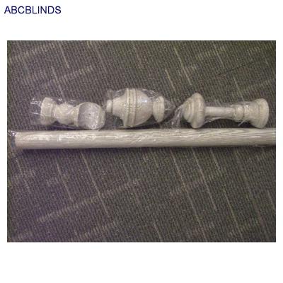 China Fashion Design Shape End Caps Wooden Curtain Rod Bracket for sale