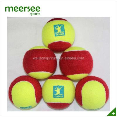 China Kids Training Or Competition Tennis Ball Federation Approved Quality Stage 3 Tennis Ball Manufacturer for sale