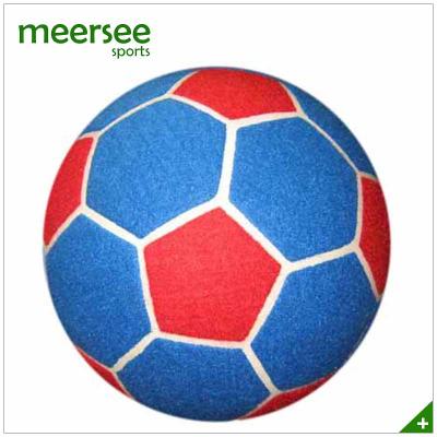 China For Fans Soccer Ball Shaped Inflatable Polyester Large Felt Tennis Ball for sale