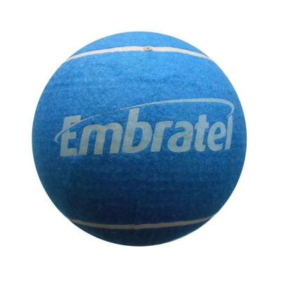 China For fans inflated blue tennis ball big tennis ball big tennis ball for sale