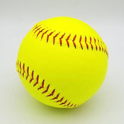 China Durable Custom Yellow Game Or Training Softball 12 Inch Slow Pitch for sale