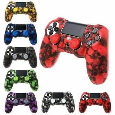 China Factory supply high quality anti-slip xbox PS4 one skull silicone skin cover case for PS4 xbox one controller case protective SILICONE CASE for sale