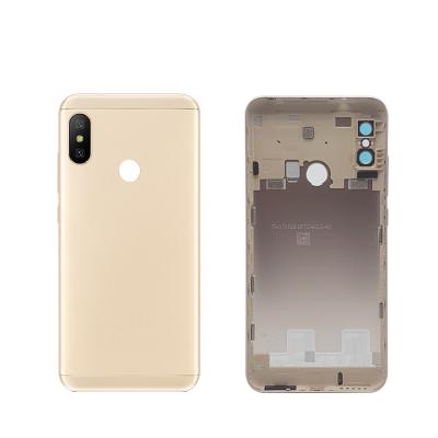 China METAL For Xiaomi Redmi 6 Pro Battery Back Housing Case MI A2 Back Cover Door for sale