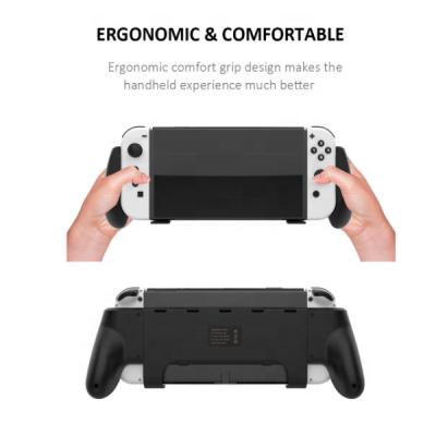 China For NS Switch OLED Bracket Holder For Switch OLED Console Protective Shell Storage JYS NS218 With Bracket Game Card for sale