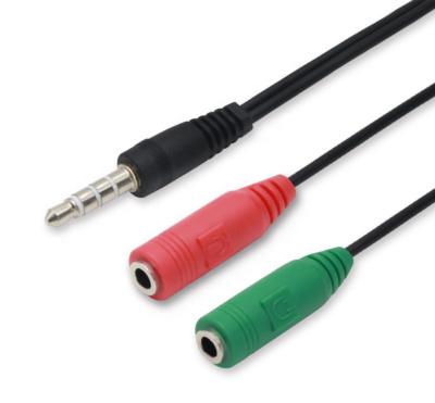 China COMPUTER NEW 3.5mm One Male To Female Audio Cable 2 Computer To Earphone Headphone Spliter Audio Cable for sale