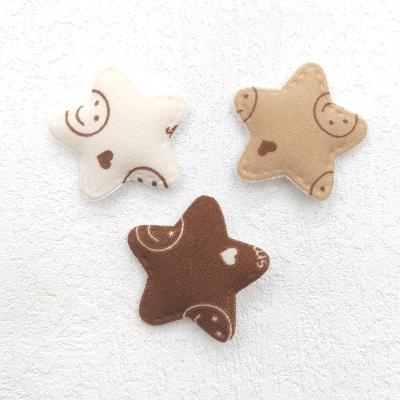 China New Sweet Soft Girls Hair Clips Children Padded Cute Star Hairpins Plated Hair Barrette Hair Accessories for sale