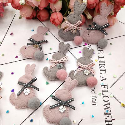 China DIY material joker headdress pilou rabbit hair bow hair ornaments accessories clothing accessories for sale