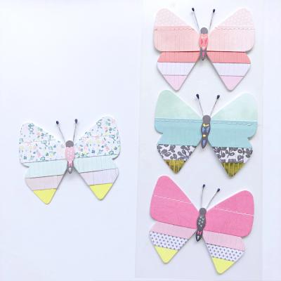 China Diy ornament 3d paper craft wholesale creative eco-friendly diy butterfly for home decor for sale