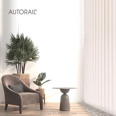 China Modern Home Decorative Automatic Electric Vertical Blinds Motorized Vertical Track for sale