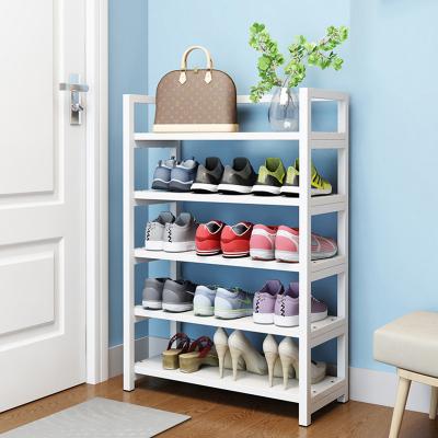 China Wholesale Customized Adjustable Metal Frame Shoe Display Rack Boots Storage Rack Shoe Rack for sale