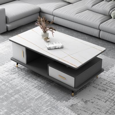 China (Other) household living room furniture adjustable tempered glass hot sale modern coffee table for sale