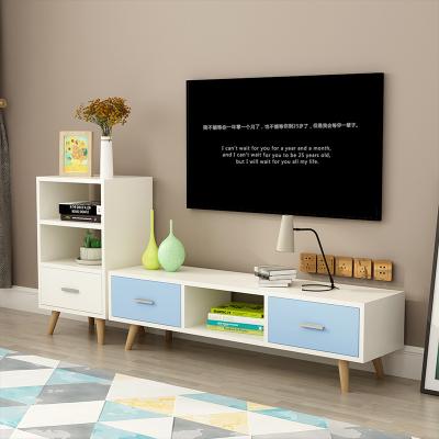 China New Design Adjustable Modern Storage TV Cabinet High Quality Living Room Furniture (Other) Wood Cabinet for sale