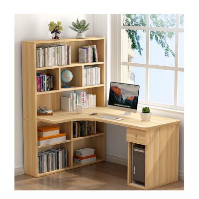 China Other Office 2021Computer Bookshelf Integrated Student Home Bedroom Shelf Combination Single Corner Desk for sale