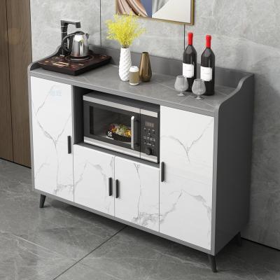 China Expandable Modern Home Wine Storage Cabinet Furniture Kitchen Sideboard Dining Side Cabinet for sale