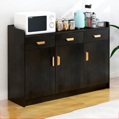 China Hot Sale Expandable Custom Modern MDF Bowl Cabinet Wooden Kitchen Furniture Oven Sideboard for sale