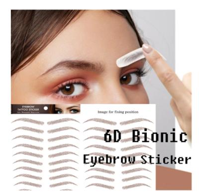 China Hot Selling Amazon Temporary Eyebrow Tattoo Wholesale Temporary Stickers 3d 4d 6d Eyebrow Sticker for sale