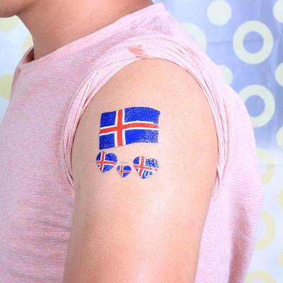 China World Cup Custom Series Waterproof Temporary Soccer Tattoo Sticker For Body Face Arm for sale