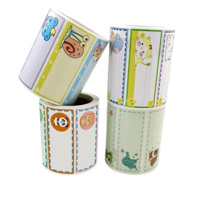 China Anti-Counterfeit Customized Animal Sticker Machine Label Printing Thank You With Name Label Roll Logo for sale