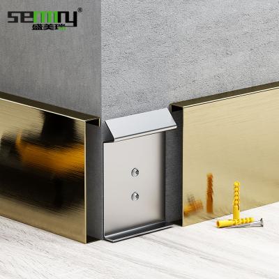 China Best Quality China Manufacturer Wall Foot Line Skirting Board Black Modern Progress for sale