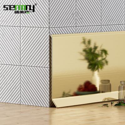 China Hot Sale Modern Traditional Stainless Steel Profile Wall Skirt Skirting Panel for sale