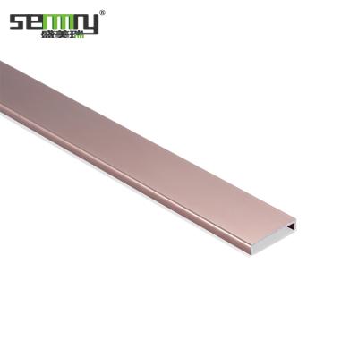 China Modern Hot Selling Custom Aluminum Tile U Trimming Profile for sale