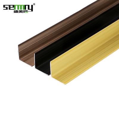 China Farm Building House Materials L Shape Aluminum Corner Tile Trim Extrusion for sale