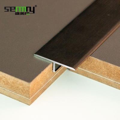 China Hotal Aluminum Modern Customized Mirror T Shaped Decorative Aluminum Tile Trim Tile Trim Profiles for sale