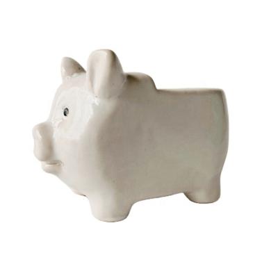 China The Handcraft Ceramic Garden Home Outdoor Decoration Ornament Cute Animal Pig for sale