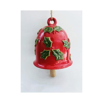 China Wholesale Ceramic Bell Wind Chime Hanging Garden Supplies Small Decorations for sale