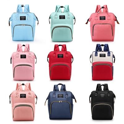 China Cheap Factory Anti-theft Directory Mom Baby Diaper Bag Large Capacity Women Travel Backpack Diaper Bag For Baby for sale