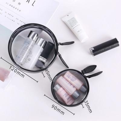 China Hot Fashion Amazon Sales Organizer Clear Travel PVC Zipper Bags Transparent Waterproof Makeup Cosmetic Bags for sale