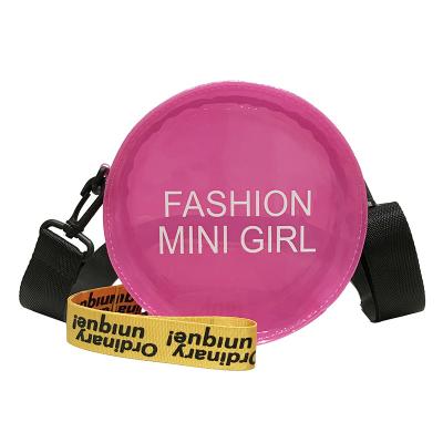 China Fashoion Fashion Circular PVC Sling Bags Women Ladies Transparent Messenger Bags Girls Cross - Body Shoulder Bags for sale