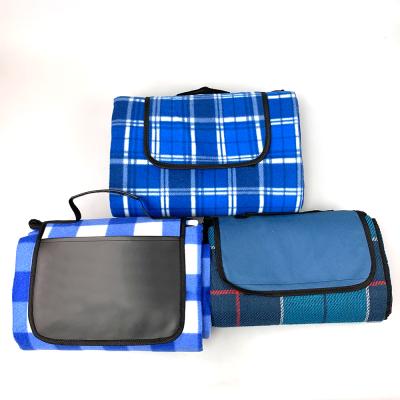 China Unique Design Eco-friendly Hot Sale Picnic Fleece Blanket Waterproof Durable Back Face Picnic Blanket for sale