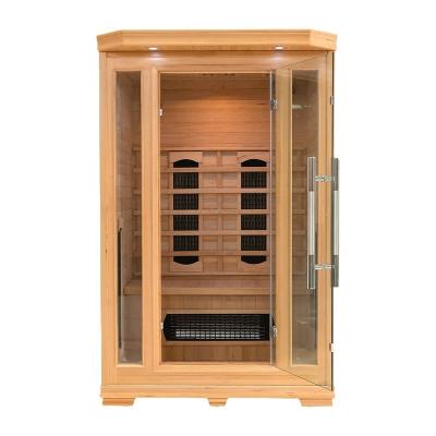 China Computer Control Panel Far Infrared Sauna Rooms Infrared Sauna Room Far Infrared Heating Room For Sauna 1 Person for sale