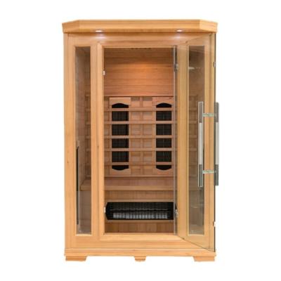 China Computer Control Panel Sauna Room Infrared Parts Film Seks Sauna Room 2 Far Infrared Heating Person for sale