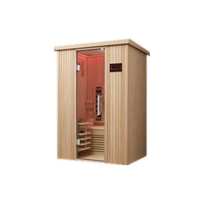 China Widely Used Computer Control Panel Top Quality Solid Wood Sauna Door Infrared Glass Part for sale