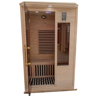 China Wooden Computer Control Panel Multi-size Selection Far Infrared Sauna Room For Sale for sale