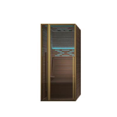 China Custom computer control panel low price wholesale home infrared sauna room for one person for sale